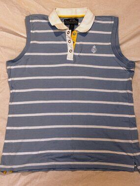 Lauren Ralph Lauren Active Women's Sleeveless Polo Shirt Vintage Size Large